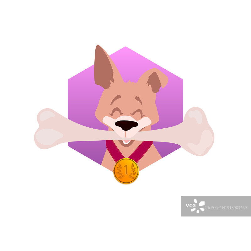 犬展概念插画图片素材