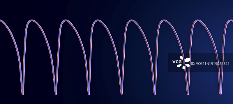室性心动过速心跳节律图图片素材