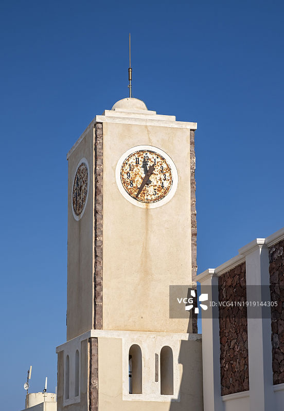 圣托里尼伊亚钟楼图片素材