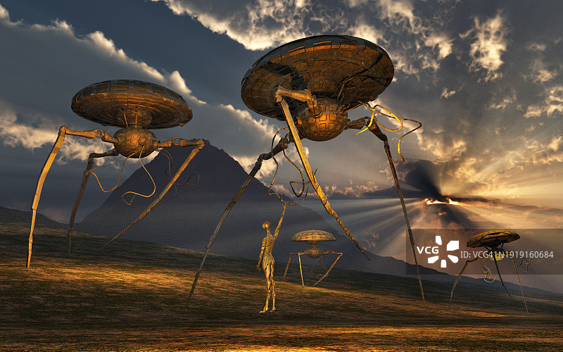 远古外星访客图片素材