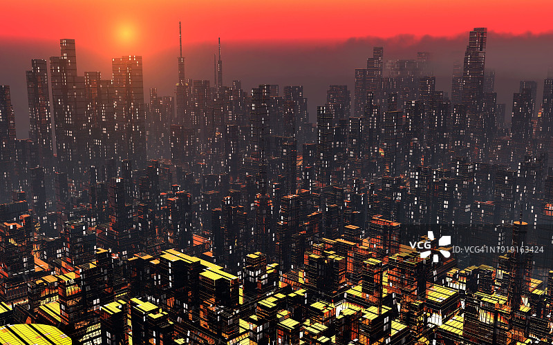 未来城市图片素材