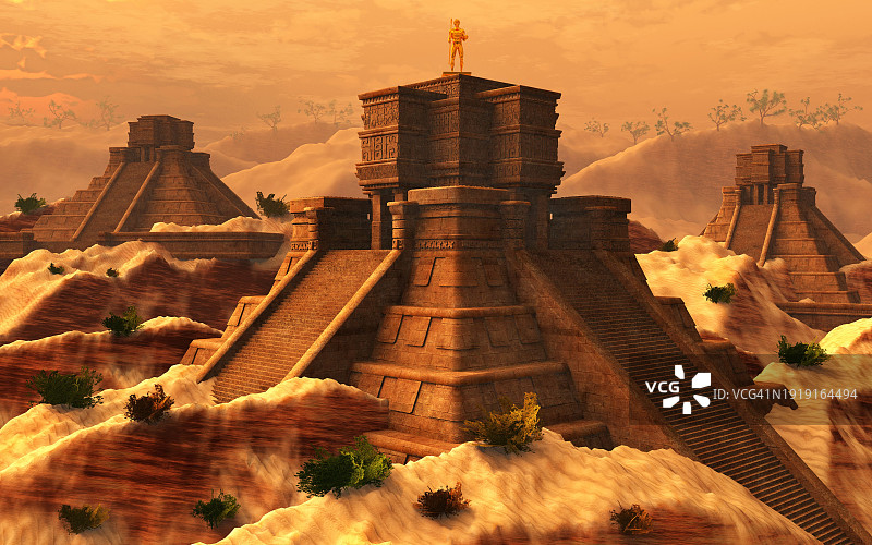 沙漠金字塔图片素材