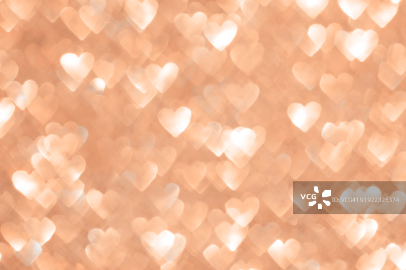 桃色闪光亮片爱心背景图片素材