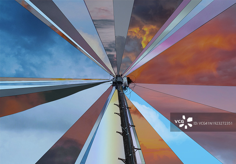 创意合成：伦敦的不同天空图片素材