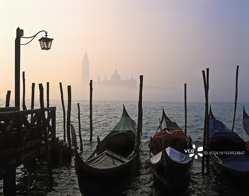 威尼斯的清晨静谧图片素材