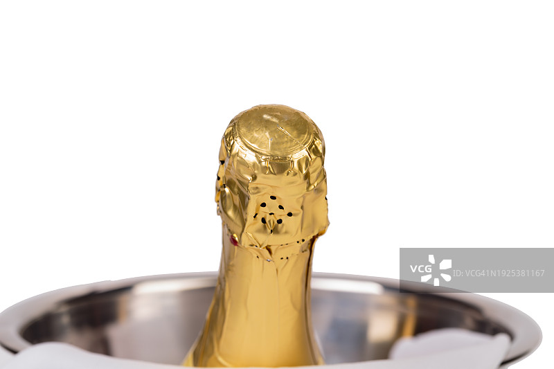 白色背景下的瓶子特写图片素材