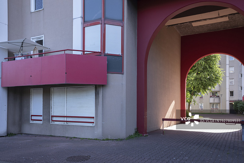 紫色拱廊图片素材