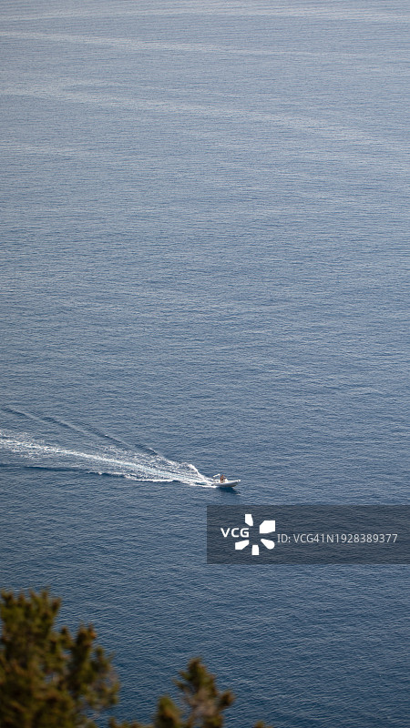 大海的俯视图图片素材