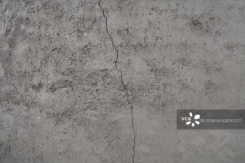 开裂的混凝土墙背景图片素材