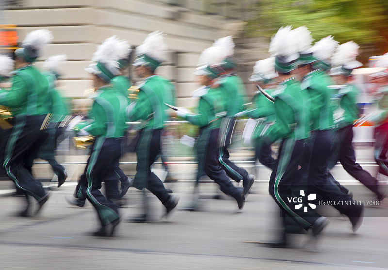 游行乐队图片素材