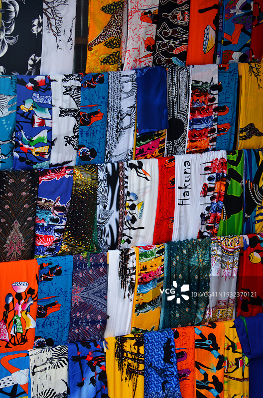 五彩面料促销（桑给巴尔）图片素材