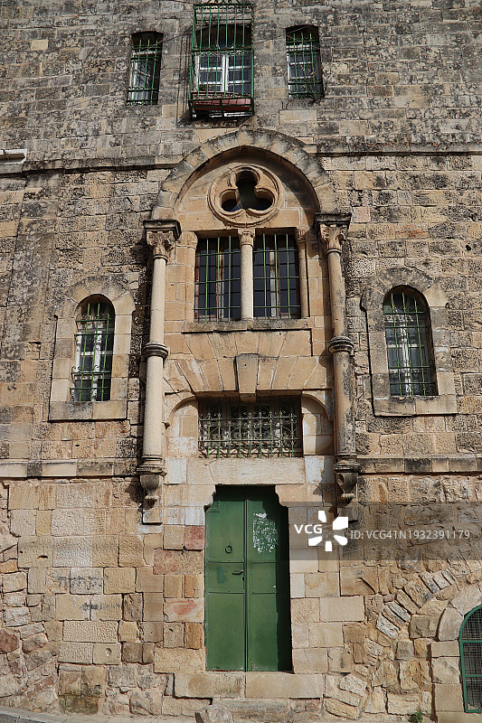 巴勒斯坦西岸希伯伦老建筑图片素材