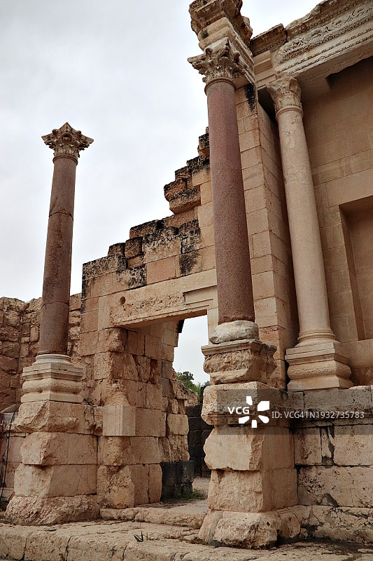 以色列贝特谢安的罗马遗址图片素材