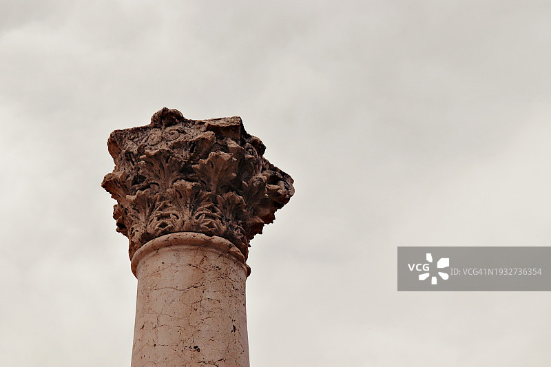 以色列贝特谢安的罗马遗址图片素材