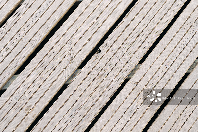 公园木板纹理特写（无人，高角度）图片素材