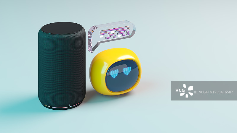 AI - 聊天机器人：人工智能概念图片素材