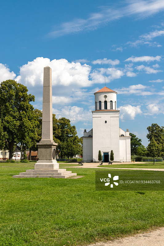 新哈登贝格申克尔教堂，勃兰登堡图片素材