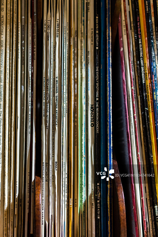 黑胶唱片收藏图片素材