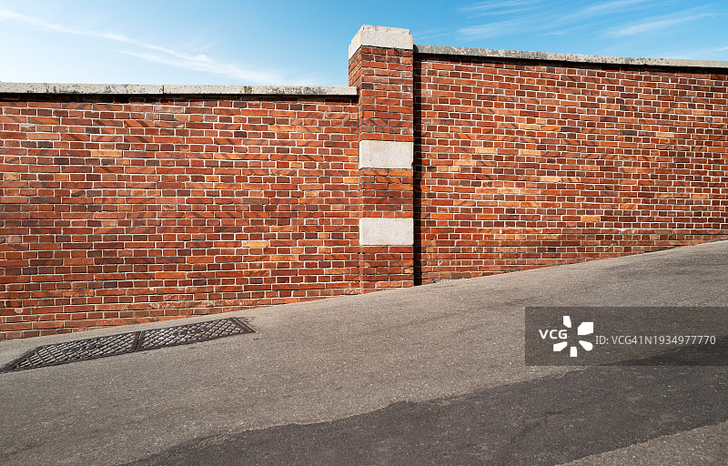 砖墙和坡道图片素材