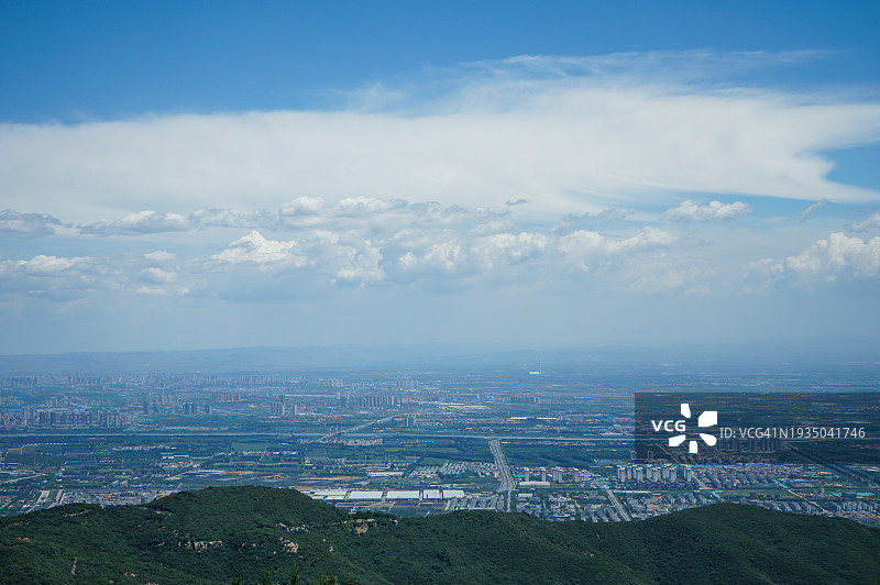 城市景观航拍图片素材