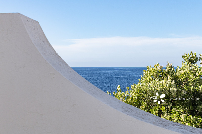 西西里岛，斯特龙博利岛的皮斯奇塔村图片素材