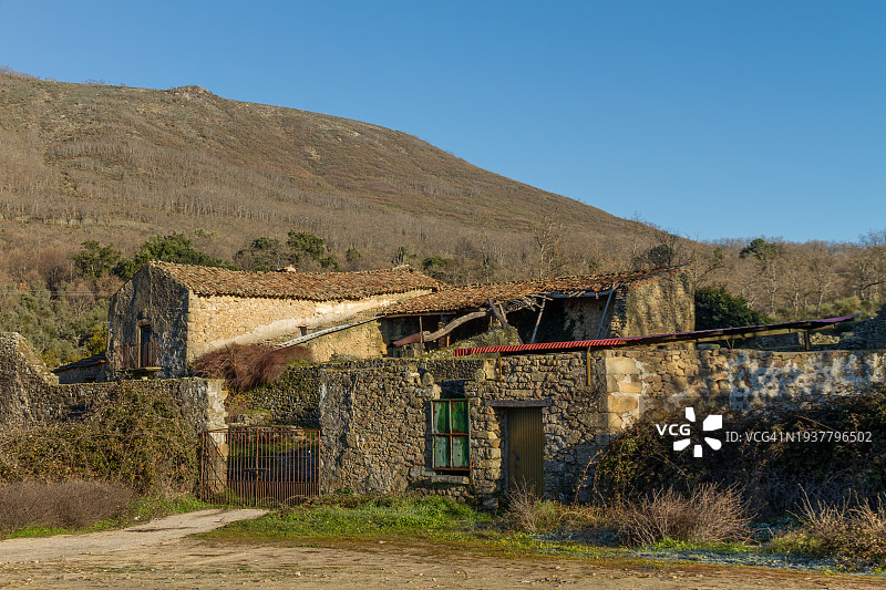石头乡村住宅图片素材
