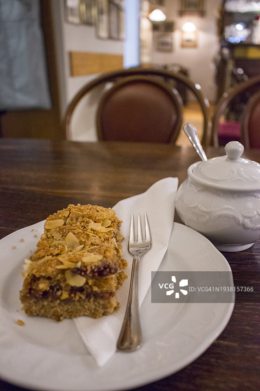 奥地利林茨的林茨蛋糕图片素材