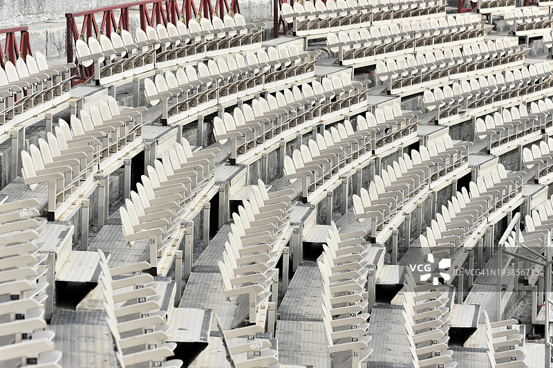 意大利维罗纳圆形竞技场的座位图片素材