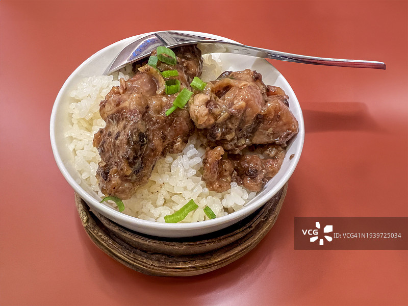 港式排骨饭图片素材