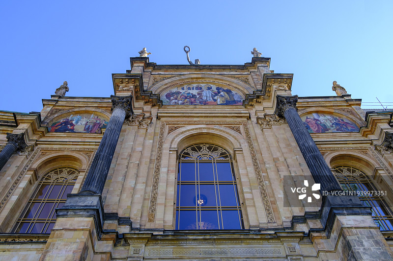 德国巴伐利亚慕尼黑马克西米利安纪念馆外墙图片素材