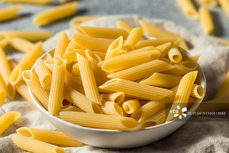 碗装意大利面特写，美国图片素材