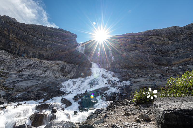 快速水域上的星星图片素材