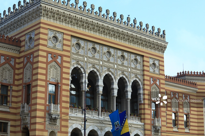 萨拉热窝市政厅建筑图片素材