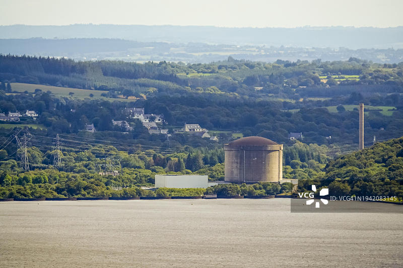 法国布列塔尼地区布雷尼利斯核电站旧址图片素材