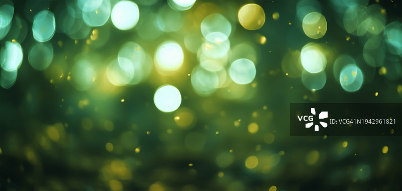 绿色背景散景图片素材