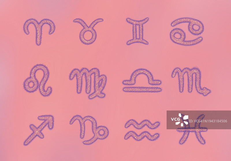 星座符合图片素材