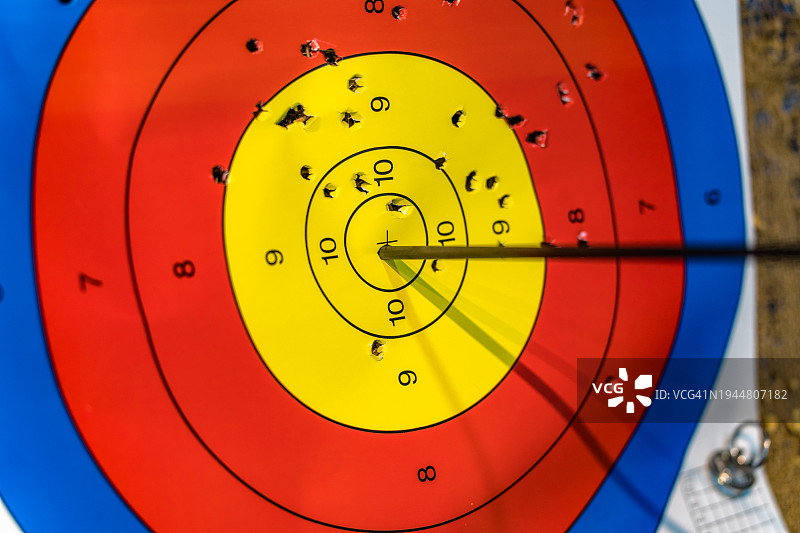 射箭靶与箭图片素材