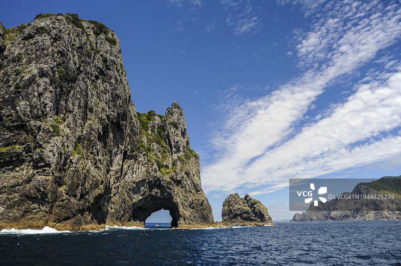 新西兰岩中洞图片素材