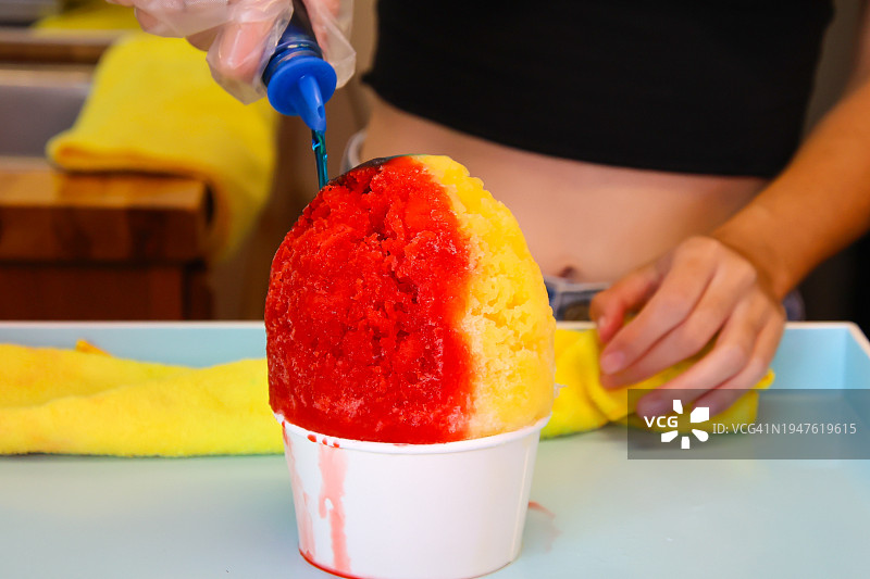 毛伊岛刨冰图片素材