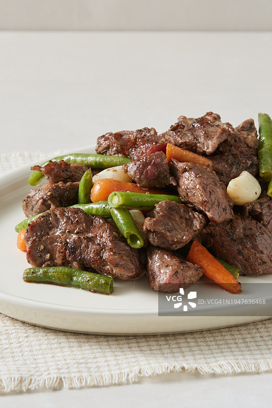 卡盘眼肉卷牛排图片素材