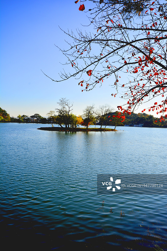中国忠清北道堤川市义林池地区图片素材