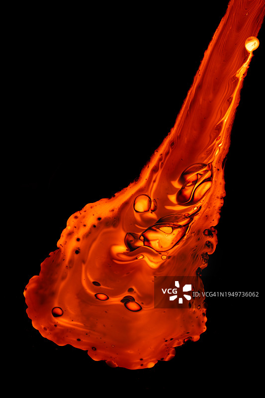 岩浆特写图片素材