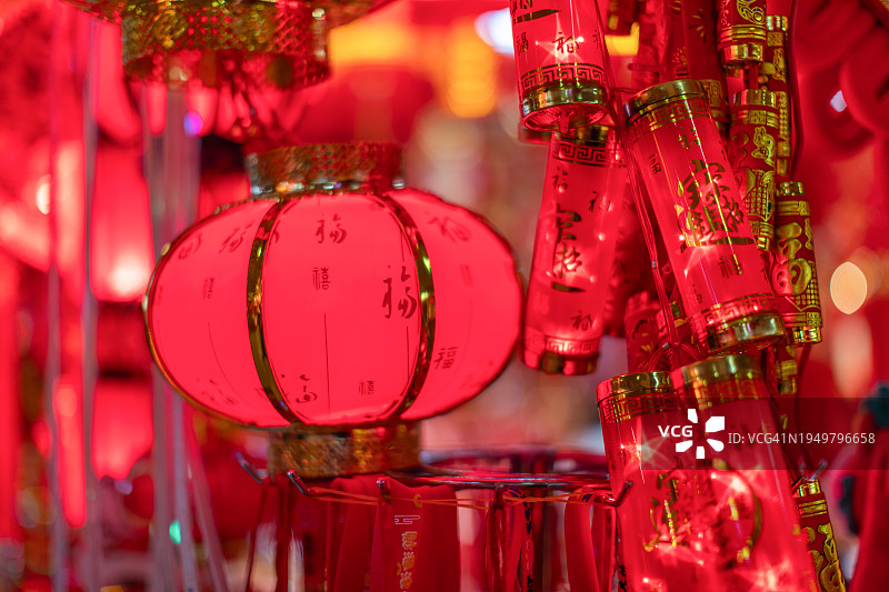 中国新年灯笼图片素材