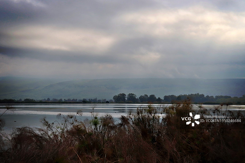 以色列胡拉谷地风光图片素材