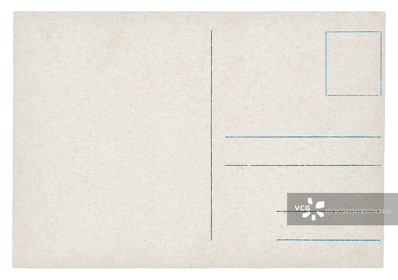 复古空白明信片图片素材