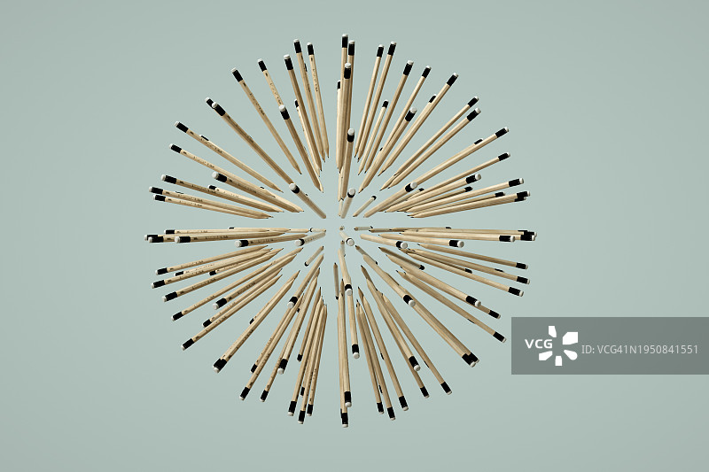 圆形铅笔图案图片素材