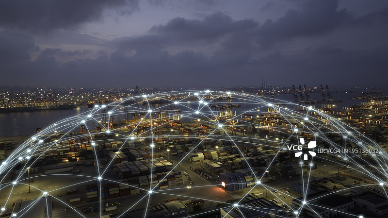 智能港口图片素材