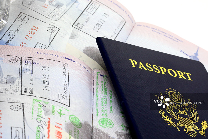 全球旅行证件图片素材