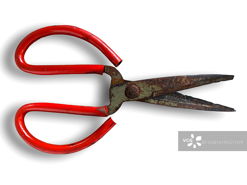 生锈的剪刀图片素材