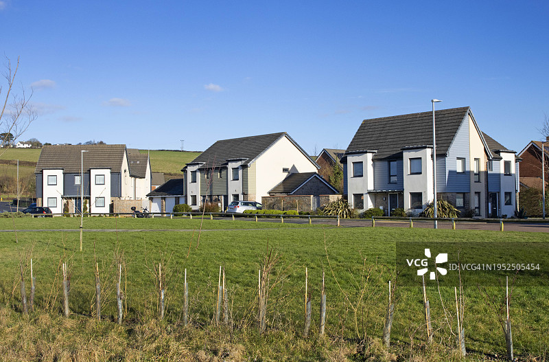 德文郡布劳顿的住宅开发项目图片素材